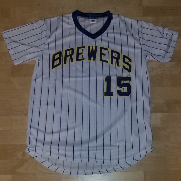 brewers pinstripe jersey